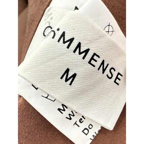 COMMENSE Asymmetric One-Shoulder Split Midi Dress in Brown M - Picture 7 of 11